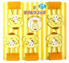 【中古】文房具その他 ポムポムプリン Wクリップ(5個組) 「サンリオキャラクターズ」