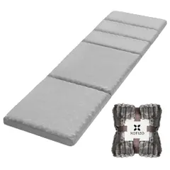 XOFIZO ごろ寝マット 折りたたみ 大人用 洗える CottonLanhカバー 高反発ウレタン 車中泊 オフィス 仮眠 収納Túi xách付き 毛布付き★m ca07300a
