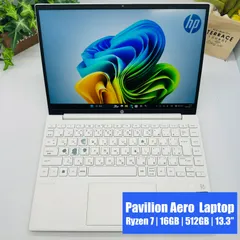 【Ryzen 7・16G/512G・バッテリー100%】Pavilion Aero 13 Ryzen 7 5800U 16GB 512GB 13.3型【MK138】