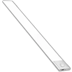 人感センサーライト 室内 LED バー ライト 充電式 キャビネットライト 2200mAh 40cm 昼trắng色 超薄型設計 手元灯 マグネット LEDライト 足元灯 配線工事不要 省エネ 長寿命 高感度 高輝度 部屋 玄関 廊下 キッチン 棚 階段miễn phí vận chuyển