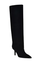 ゲス nữ Giày ブーツ・レインブーツ GUESS Carolan Pointed Toe Knee High Boot Women BLACK Đen