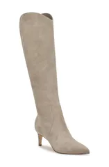 ナインウェスト nữ Giày ブーツ・レインブーツ Nine West Sirena Pointed Toe Knee High Boot Women TAUPE トープ