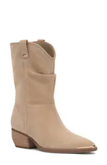 ヴィンスカムート nữ Giày ブーツ・レインブーツ Vince Camuto Pezzra Western Boot Women TORTILLA