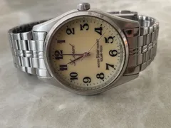【稼働品】シチズン レオパード ソーラーテック 腕時計 E030 アイボリー文字盤 腕周り16cm