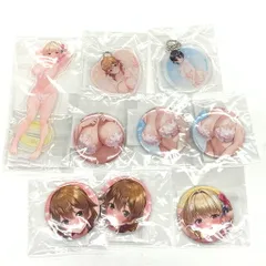 【中古未開封】くじコレ バニーガーデン あわあわバスタイム アクリル/缶バッチ 9点 まとめ売り【054-260910-mo-06-fur】