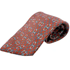 HERMES エルメス シェーヌダンクル 総柄 Lụa ネクタイ Đỏ nam ビジネス スーツ ブランド 高級 ブランド小物 namネクタイ đỏ ビトン