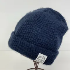 美品 BAYFLOW/ベイフロー ニット帽 Xanh navy アクリル100% 57-59cm RCL-1970 ビーニー/ワッチキャップ[OL02269]