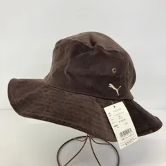 未使用 PUMA/Puma ウイnamハット Nâu Cotton100% MKích cỡ(56cm) 品番PC0550 日本製 Mũ/nón/nữ[OL02271]
