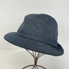 美品 Zegna/ゼニア ハット Mũ/nón Kích cỡ56 Xanh navy系 総柄 Zロゴ Cotton/Nylon イタリア製 M13[OL02288]