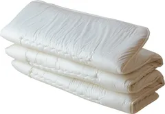 日本製 Cotton100% 軽量 6つ折り 敷き布団 エムール シングル(khoảng 100×200cm) 防ダニ 抗菌 防臭 生成り