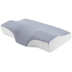 Clyox 枕 首が痛くならない 低反発 安眠枕 3D立体構造 60D高密度 快眠 安眠枕 波型+くぼみ型 50×30×6/10cm ピュアXám★m 0915506c