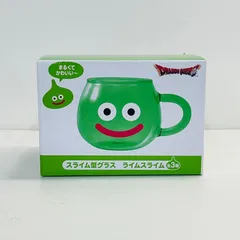 中古 ライムスライム-スライム型グラス”スライム＆スライムベス＆ライムスライム”「ドラゴンクエスト」