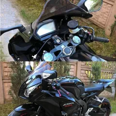 ホンダ CBR1000RR 2012-2016用 ダブルバブルウインドスクリーン