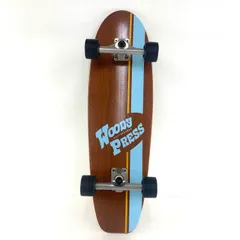 【★加古川物流】中古 WOODY PRESS ウッディプレス SURF SKATEBOAD サーフ スケートボード  コンプリート °【431】