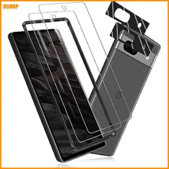 miễn phí vận chuyển★対応 Google Pixel 8A ガラスフィルム 2枚 + Pixel 8A カメラ フィルム 2枚 強化ガラス 液