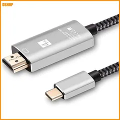miễn phí vận chuyển★USB Type C to HDMI交換ケーブル USB3.1 Type C Thunderbolt 3 to 4K映像