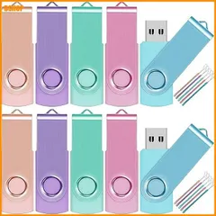 miễn phí vận chuyển★TEWENE USBメモリ 16GB 10個bộ 五色 回転式 フラッシュメモリー フラッシュドライブ USBフラッシ