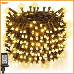 miễn phí vận chuyển★Dalugo LED イルミネーションライト 屋外 防水 ストリングライト ストレート クリスマスツリーライト 20M