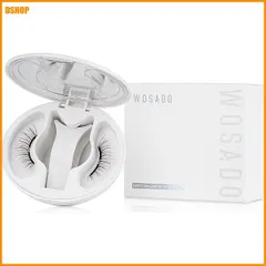 miễn phí vận chuyển★WOSADO マグネットつけまつ毛 一体型 、No.02 ナチュラルNâu2.0 、磁気 つけまつげ 、接着剤不要、ふ