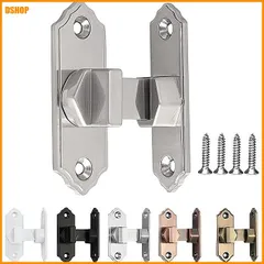 miễn phí vận chuyển★YFFSFDC 90度直角ドアロック留め具 ボルト、フリップラッチロック、ドアロックボタンスライドドア キャビネット、木
