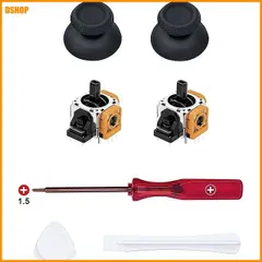 miễn phí vận chuyển★Mcbazel 7 in 1 PS5コントローラー 修理部品 ALPS アナログジョイスティック2個 アナログキャップ2