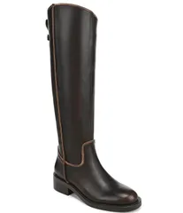 サムエデルマン nữ Giày ブーツ・レインブーツ トール レザー Sam Edelman Meritt Leather Tall Riding Boots Washed Brown Nâu