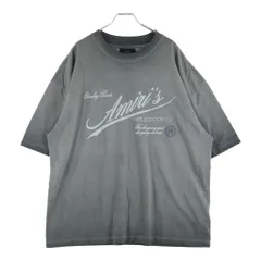 AMIRI (アミリ) QUALITY GOODS TEE クオリティーグッズ フェード加工tay ngắnÁo thun Xám AMTOJR1194