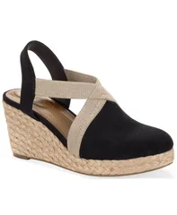 スタイルアンドコー nữ Giày サンダル Style Co Womensiennaa Closed Toe Wedgespadrilles Black Beauty Đen