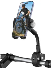 ☆mới☆自転車 スマホホルダー バイク 携帯ホルダー オートバイ アーム すまほほるだー ロードバイク スマートフォンスタンド 360度回転 落下防止 耐久性 脱着簡単 iphone 17 16 15, android ４-7インチ全機loại対応 b884fc31