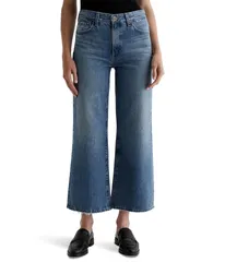 エージージーンズ nữ Quần/váy デニムQuần ワイドレッグ AG Jeans Saige Mid Rise Wide Leg Jeans in Castlebay Castlebay