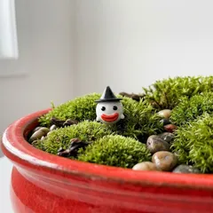 【お化け/ハロウィン】テラリウム用　フィギュア　苔　観葉植物　盆栽　サンドアート　フィギュアのみ