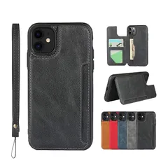 【mới】 Sailortech for iPhone Xs Max 背面ケース 手帳型 for iphonexsmaxカバー 縄掛け 多機能携帯電話カード 収納付き 磁石吸着 ICカード収納 財布 背面保護 実用 横置き機能 防塵 落下防止 軽量 for iP