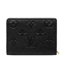 ルイ ヴィトン モノグラム アンプラント ポルトフォイユ クレア 二つ折り財布 M80151 ノワール Đen レザー nữ LOUIS VUITTON【1-0288576】