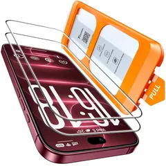 【mới】 【一瞬貼り・気泡không】TOCOL for iPhone 18 Pro Max 用 ガラスフィルム 12FT軍用規格 耐衝撃