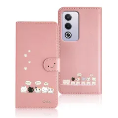 【mới】 Qribo Oppo A3 5G / Oppo A3 Pro 5G ケース 手帳型 オツポ A3 5G ケース Oppo A3 5G ケース シンプルなのにdễ thươngデザイン エンボス加工猫柄 うれしい気持ち 6.67インチ対応 Oppo A3 5G ス
