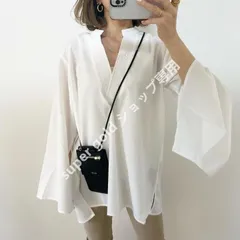 nữ シフォンÁo kiểu 日本風 xuân hè 合わせやすい màu trơn dáng rộng thoải mái