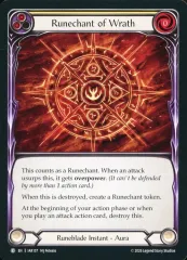 【中古】Flesh and Blood IAR157[C]：Runechant of Wrath