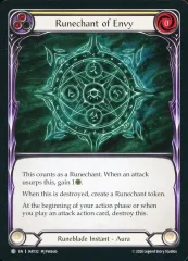 【中古】Flesh and Blood IAR152[C]：Runechant of Envy