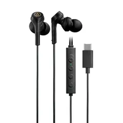 オーディオテクニカ ATH-CKS330NC BK 有線 イヤホン タイプC ノイズキャンセリング Đenpms