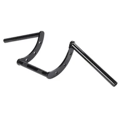 バイク用 １インチ(25.4mm) ハンドルバー ロボットハンドル ハーレー バルカン400 800 シャドウ400 ドラッグスター400 1100 マグナ250 750 等 汎用品 (22.2mm Đen) [22.2mm Đen]