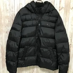 タ　美品　トミーヒルフィガー（TOMMY HILFIGER）中CottonÁo khoác（型番：158AN508）Đen　Ⅿ
