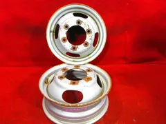 スチール ホイール 2本 三菱 純正 キャンター ガッツ 等 15×5J 6穴 PCD 170 +108 ハブ径 132 トラック 15インチ◆53014H