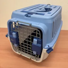 マルカン 2ドアキャリー Xanh dương ペットキャリー 猫 うさぎ 小型犬