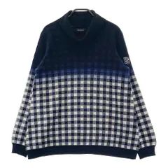 Kích cỡ：1 PEARLY GATES パーリーゲイツ  タートルネックニットÁo len チェック柄 Xanh navy系 [240101785958] ゴルフウェア nữ ストスト