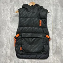PUMA Puma CENTRAL SAINT パデッド フーデッド ベスト ベスト ユニセックス　 M đen ◆■ nam