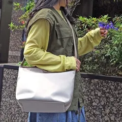トートTúi xách ショルダーTúi xách 革 付属　 COOCO 撥水ポリ生地xレザー