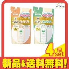 カウブランド 無添加シャンプー うるおいケア 詰め替え用 360mL (&さらさらケア 詰め替え用 360mL) 4個bộ まとめ売り