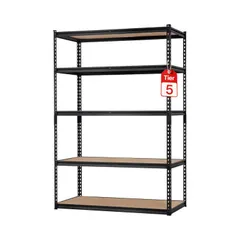 ★Mới★Giá thép Garvee, 5 tầng, Giá kim loại, Tải trọng 740kg, Có thể điều chỉnh độ cao, Dễ lắp ráp, Chống gỉ, Chắc chắn, Giá để đồ, Kệ đựng đồ, Nhà xưởng, Kho, Gara, Sử dụng thương mại, Sử dụng trong gia đình, Rộng 75 x Sâu 31 x Cao 150cm 60bb978d