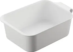 Xô móc nam châm Yamazaki Jitsugyo 7.5L Trắng W36.5 x D24.3 x H13.3cm Tháp Nổi Bồn Giặt Vuông 1832