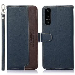 WANWO FOR Xperia 5 IV ケース 手帳型 エクスペリア 5 IV SO-54C SOG09 カバー 財布型 ストラップ付き [RFIDブロッキング] 高級PUレザー マグネット開閉式 カード収納 横置きスタンド機能 耐衝撃 phổ biến 便利 おしゃ